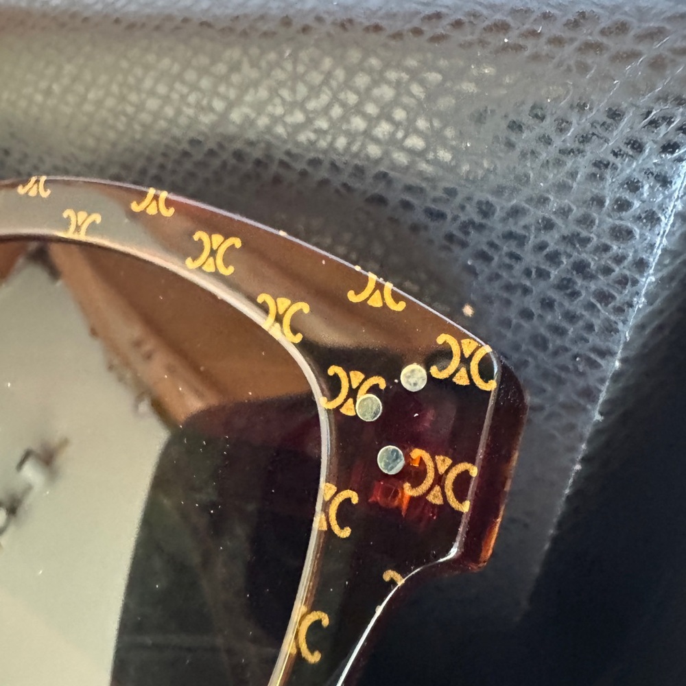 Celine Tortoise Shell Triomphe Sunglasses - image 3